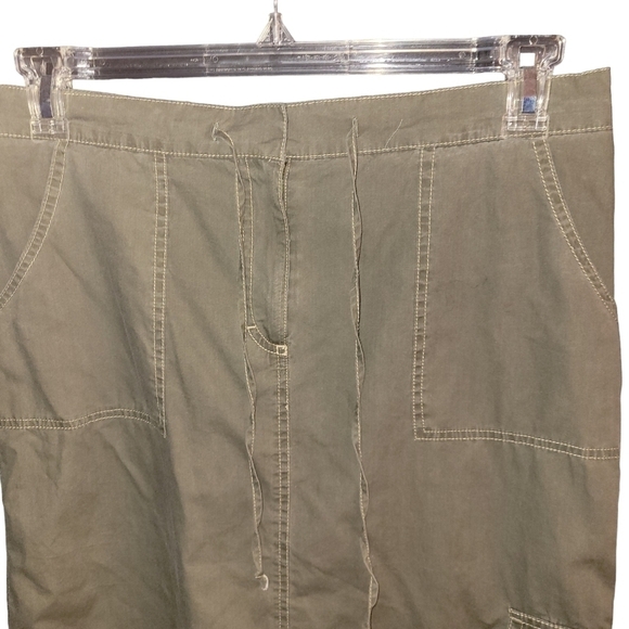 Vintage Studio Skirt Khaki Green 6 - Picture 3 of 4